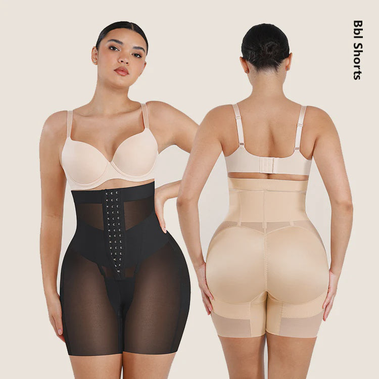 High-Waisted Shaping Briefs with Butt Lift & Core Control
