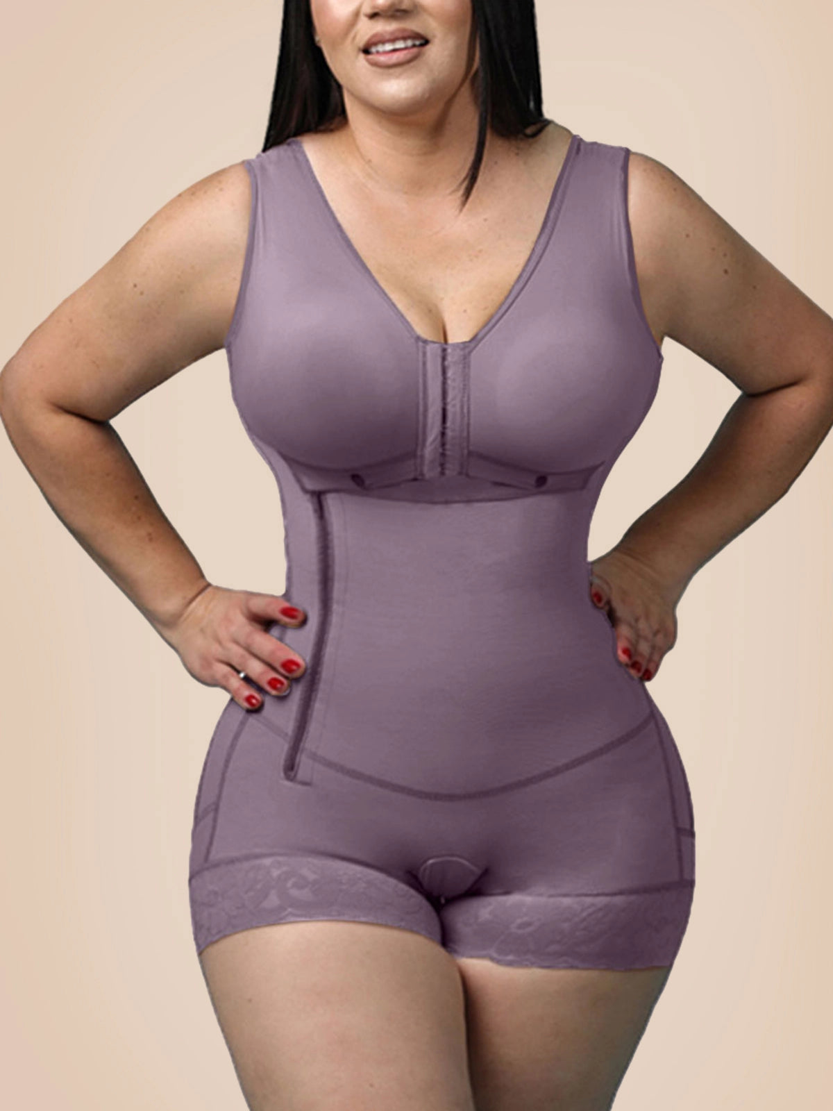 High Compression Shaper With Sleeveless Bra Slimming with Zipper