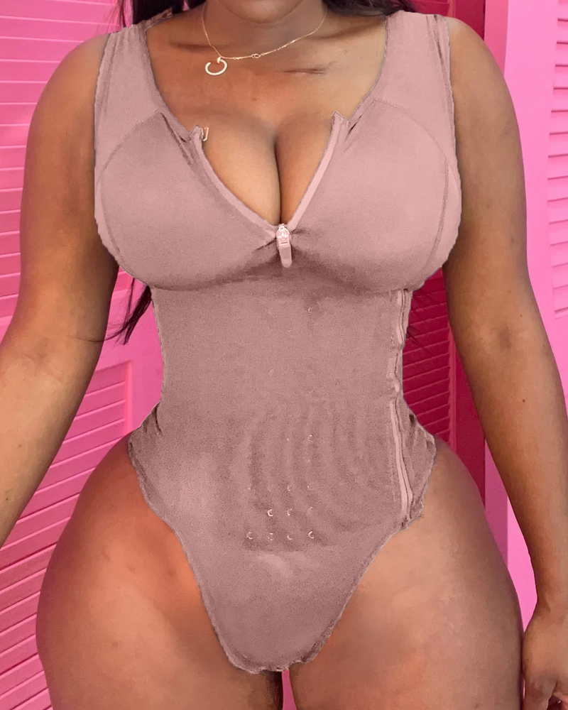 ZipCurve Waist Cinching Bodysuit