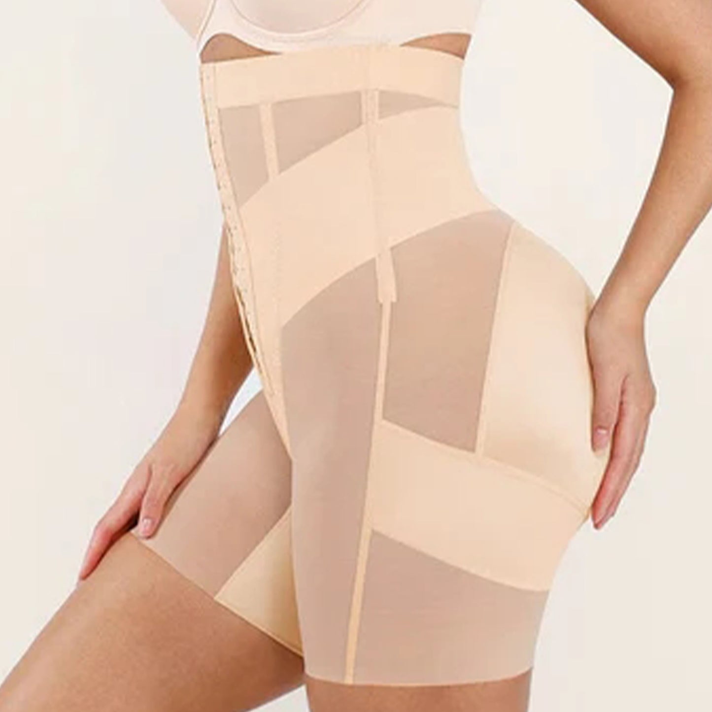 High-Waisted Shaping Briefs with Butt Lift & Core Control