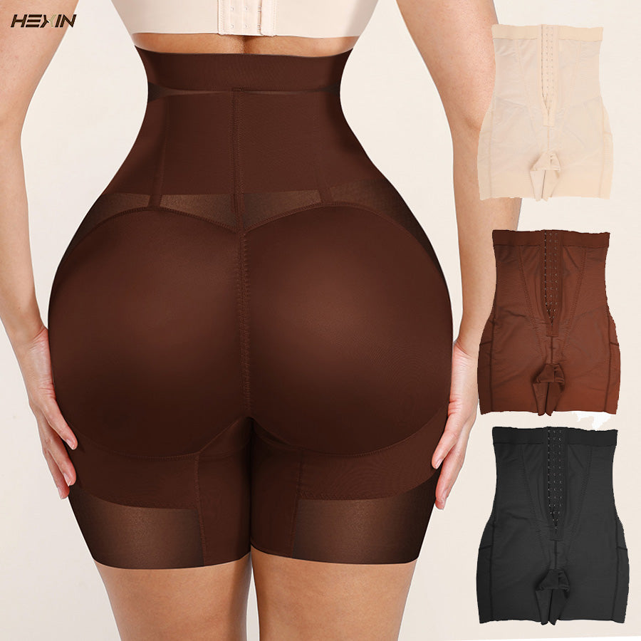 High-Waisted Shaping Briefs with Butt Lift & Core Control